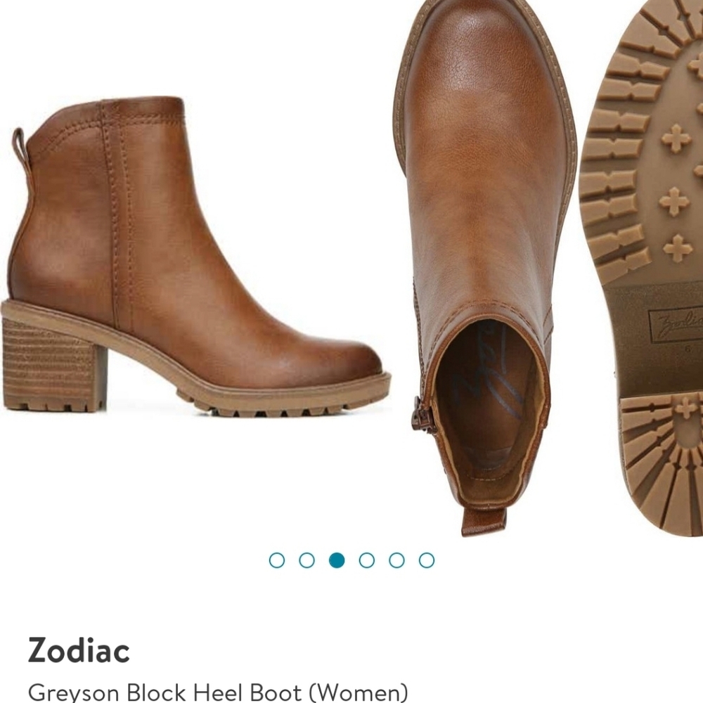 Zodiac Heel boots  size 7 1/2